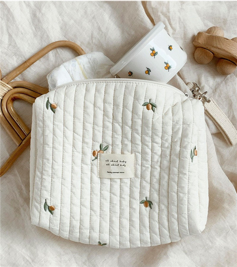 Sac Organisateur Élégant pour Poussette – Rangement Couches et Accessoires Bébé