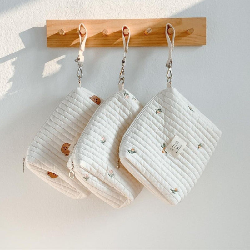Sac Organisateur Élégant pour Poussette – Rangement Couches et Accessoires Bébé