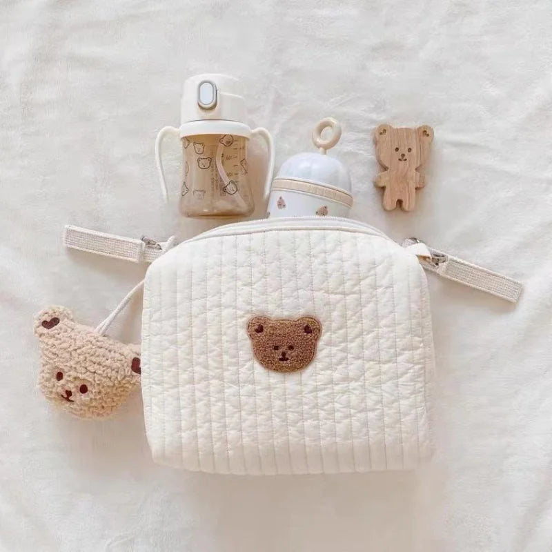 Sac Organisateur Élégant pour Poussette – Rangement Couches et Accessoires Bébé