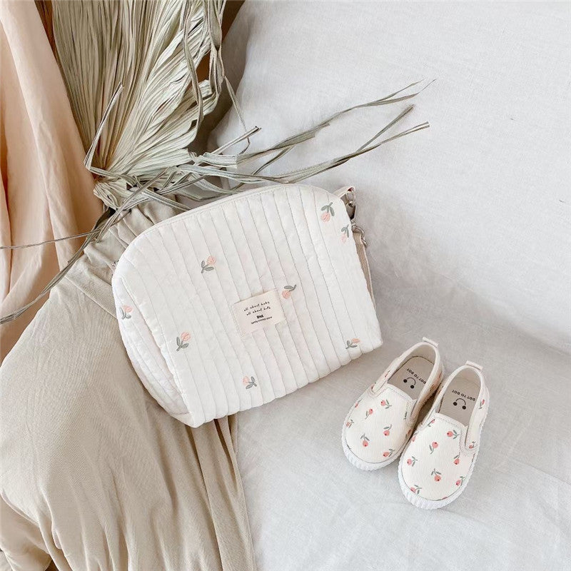 Sac Organisateur Élégant pour Poussette – Rangement Couches et Accessoires Bébé