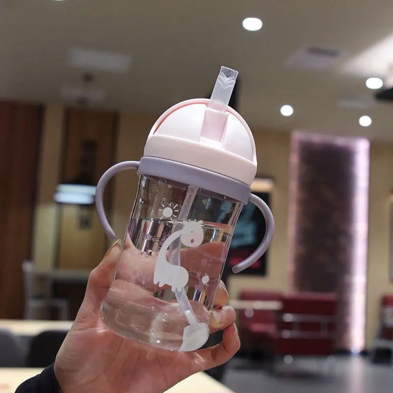 Gourde Anti-Fuite Bébé – Design Doux et Moderne 350ml