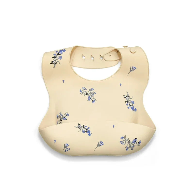 Bavoirs Élégants en Silicone - Collection Tendresse Pastel