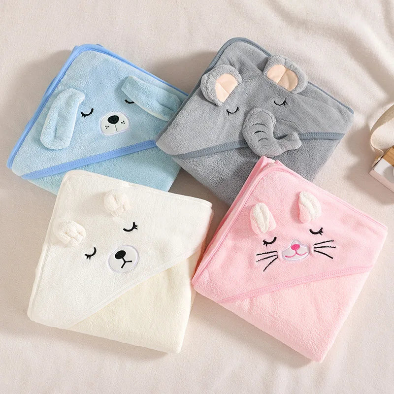 Cape de Bain Animaux Pastel – Douceur et Tendresse