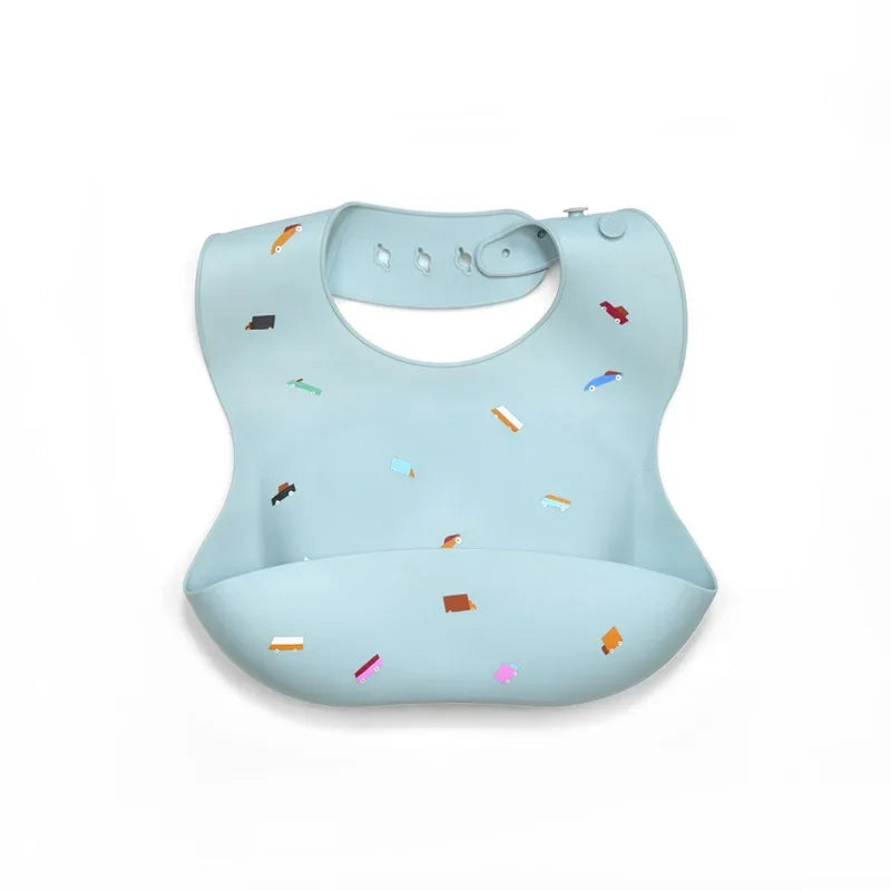 Bavoirs Élégants en Silicone - Collection Tendresse Pastel