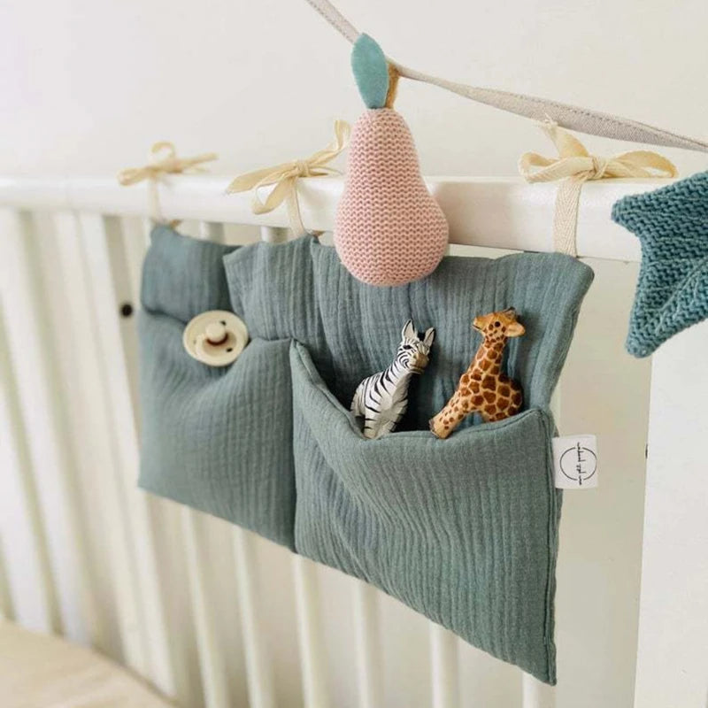 Organiseur de Lit Bébé - Rangement Élégant et Pratique