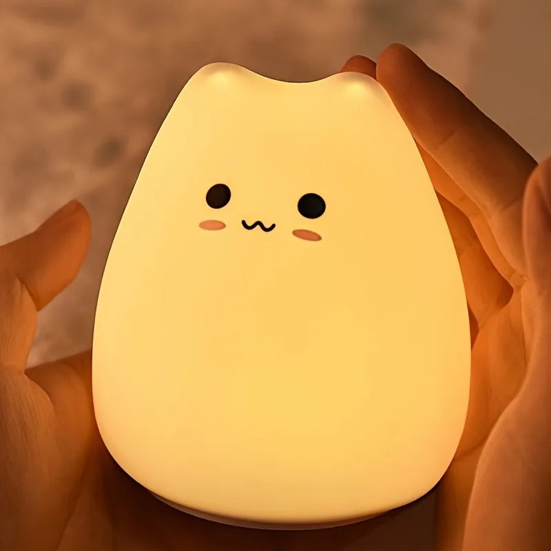 Veilleuse Chat Mignon - Lumière LED Douce