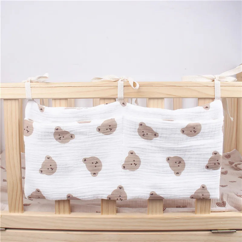 Organiseur de Lit Bébé - Rangement Élégant et Pratique