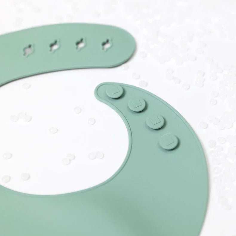 Bavoirs Élégants en Silicone - Collection Tendresse Pastel