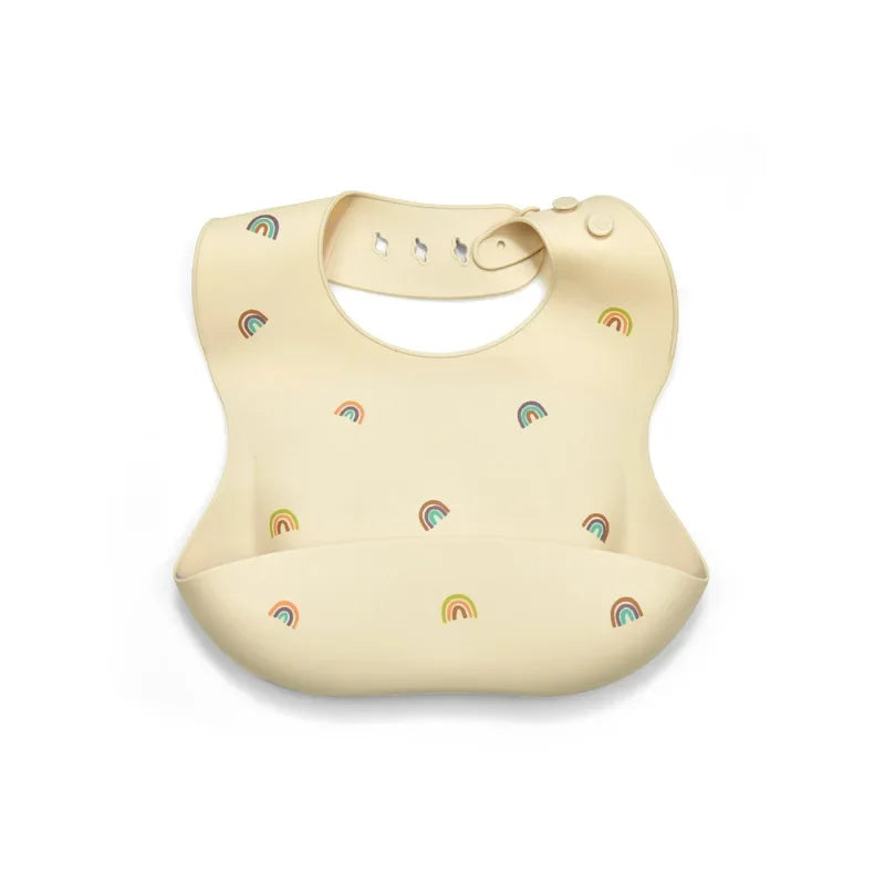 Bavoirs Élégants en Silicone - Collection Tendresse Pastel