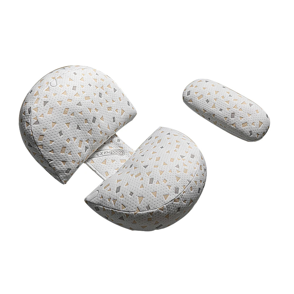 Coussin de Grossesse Ergonomique - Douceur et Soutien