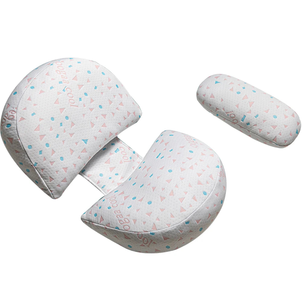 Coussin de Grossesse Ergonomique - Douceur et Soutien