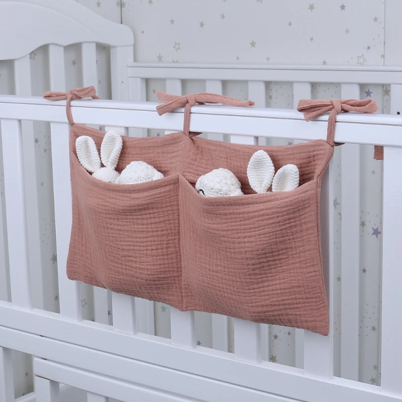 Organiseur de Lit Bébé - Rangement Élégant et Pratique