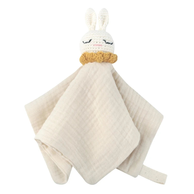 Doudou Lapin Crochet – Apaisement & Complicité dès la Naissance