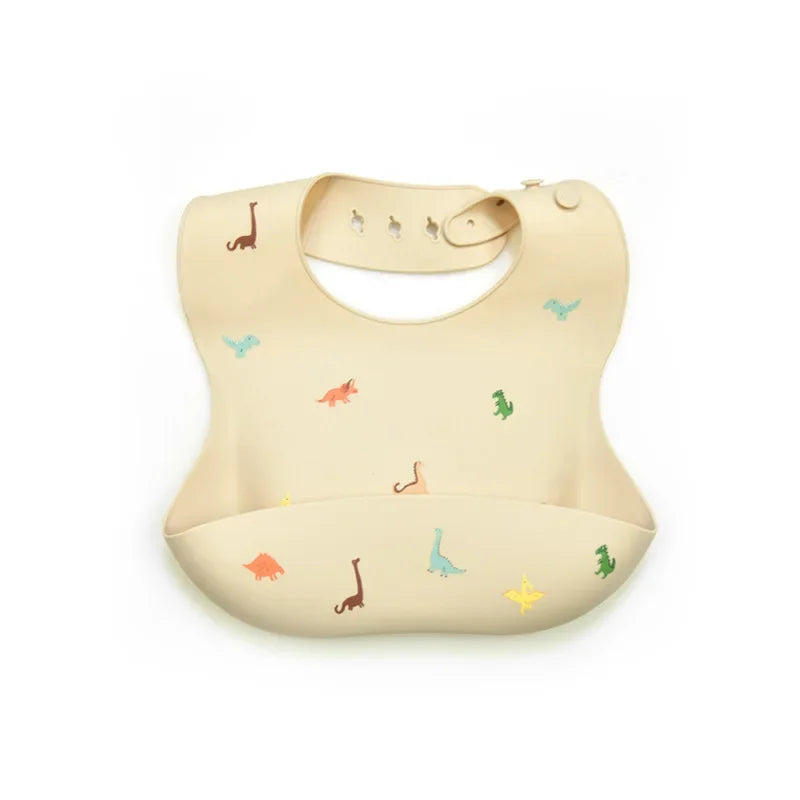 Bavoirs Élégants en Silicone - Collection Tendresse Pastel