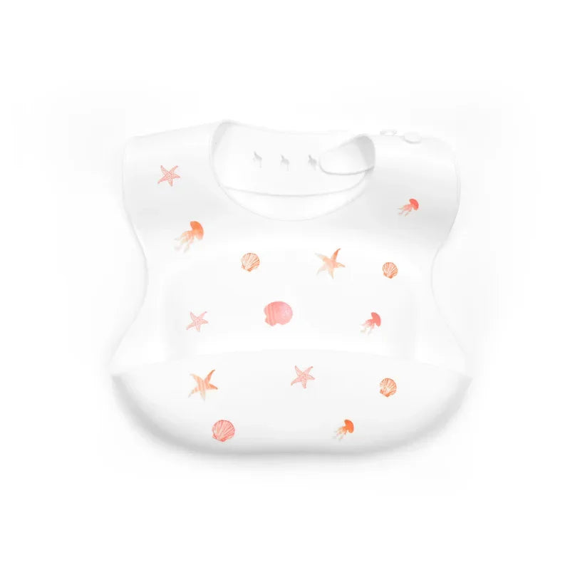 Bavoirs Élégants en Silicone - Collection Tendresse Pastel