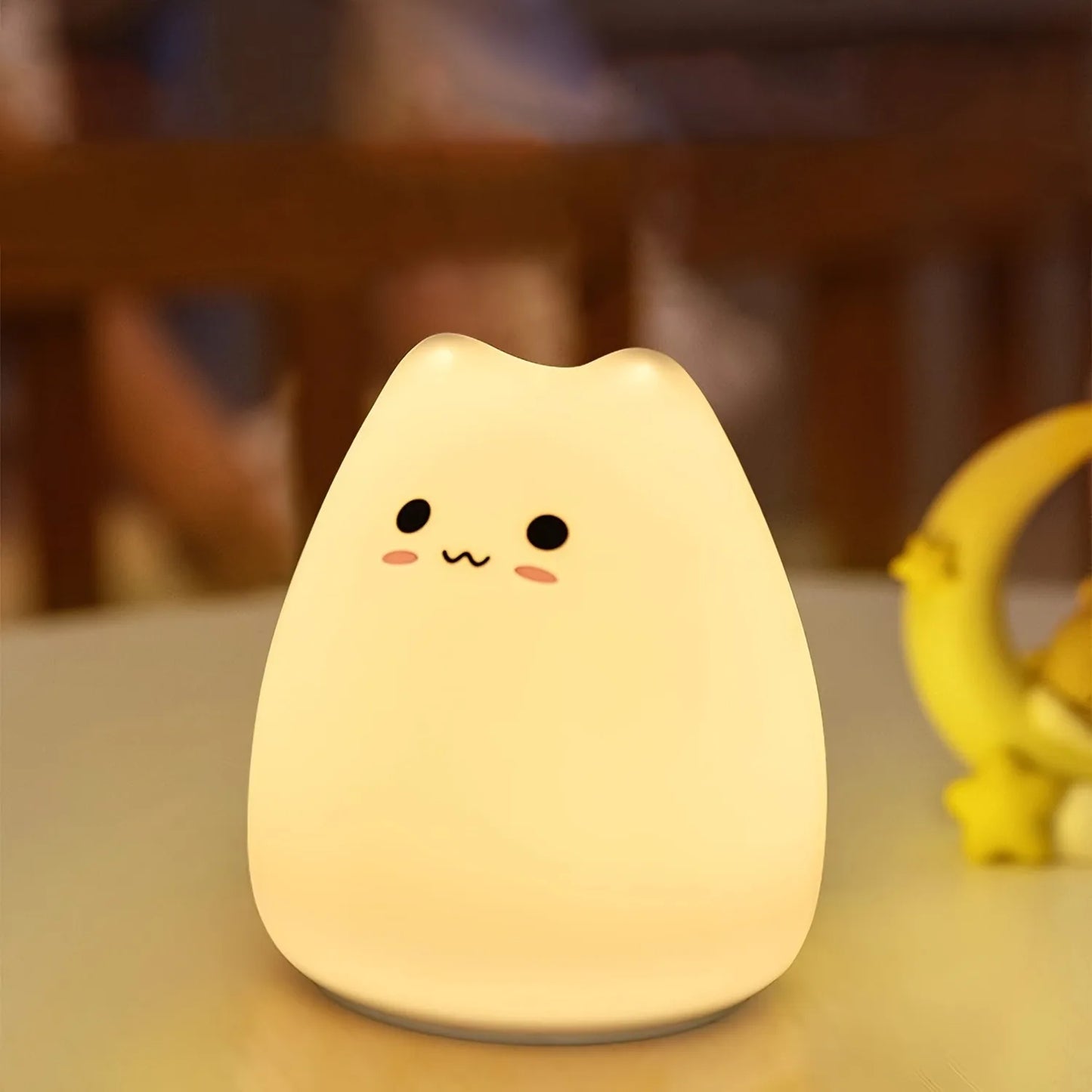 Veilleuse Chat Mignon - Lumière LED Douce
