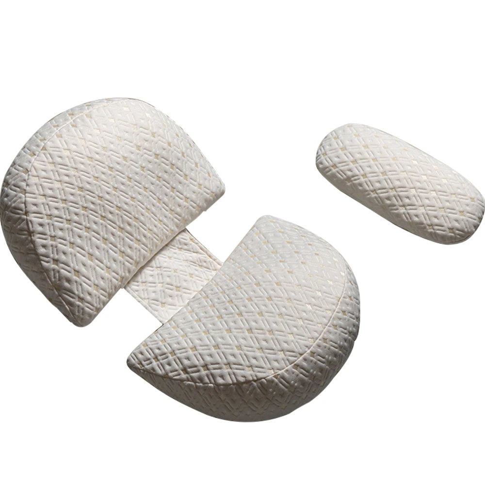 Coussin de Grossesse Ergonomique - Douceur et Soutien