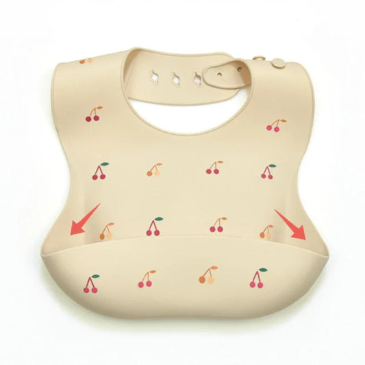 Bavoirs Élégants en Silicone - Collection Tendresse Pastel