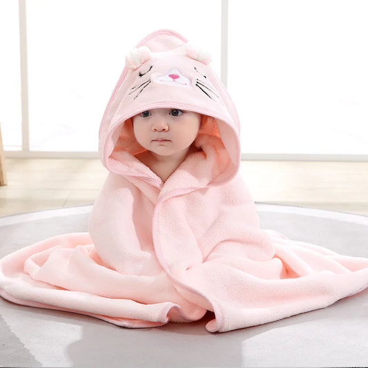 Cape de Bain Animaux Pastel – Douceur et Tendresse
